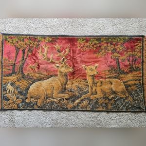 Vintage velvet wall hanging